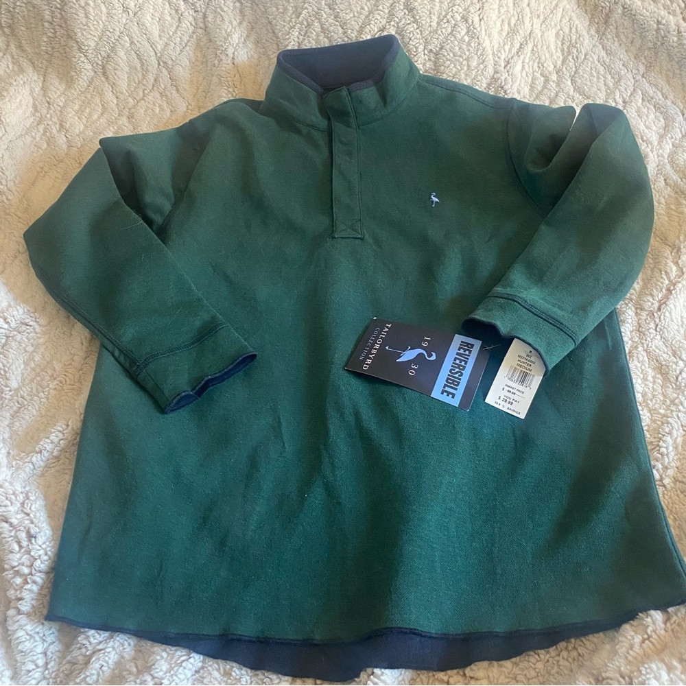 TailorByrd Reversible Shirt Men’s Green Blue